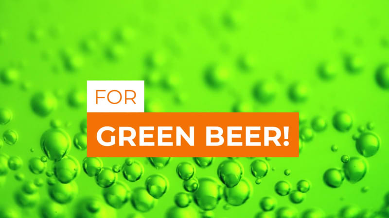 GREEN BEER at 5 seconds
