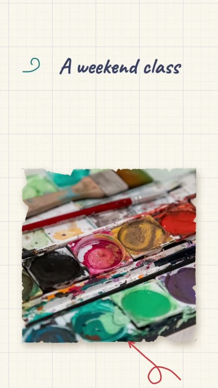 WATERCOLOR CLASS at 6 seconds