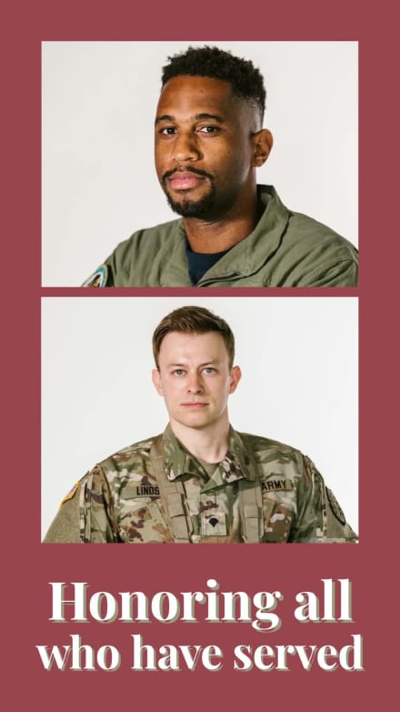 HONORING ALL WHO SERVED at 6 seconds