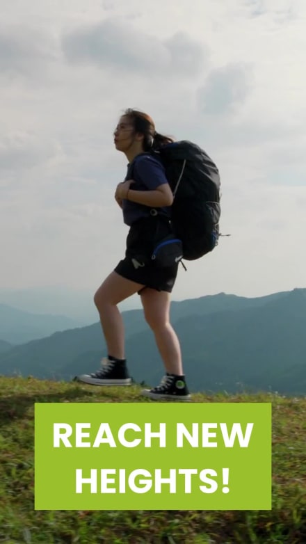 REACH NEW HEIGHTS at 6 seconds