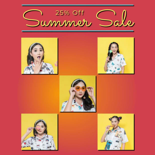 SUMMERY SQUARES at 6 seconds