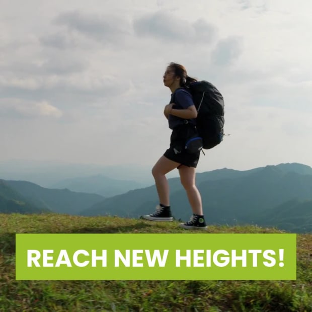 REACH NEW HEIGHTS at 6 seconds