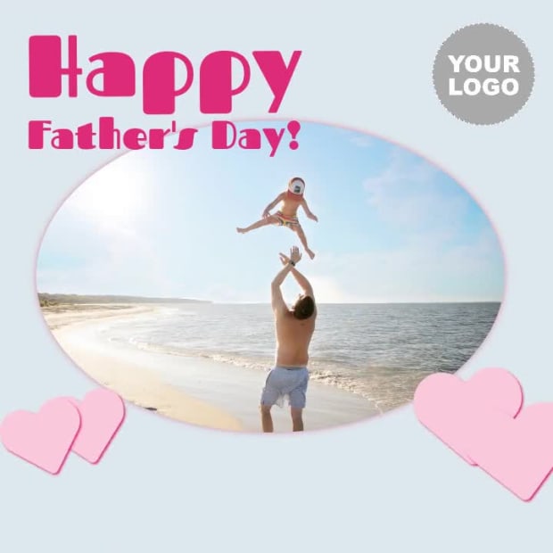 HEARTY FATHER'S DAY at 6 seconds