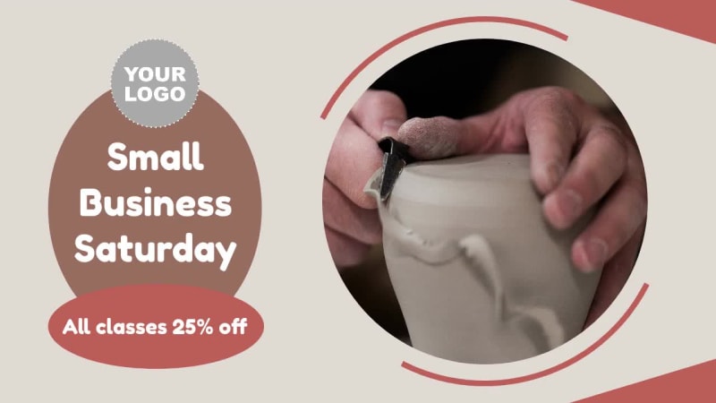 SMALL BIZ SATURDAY at 6 seconds