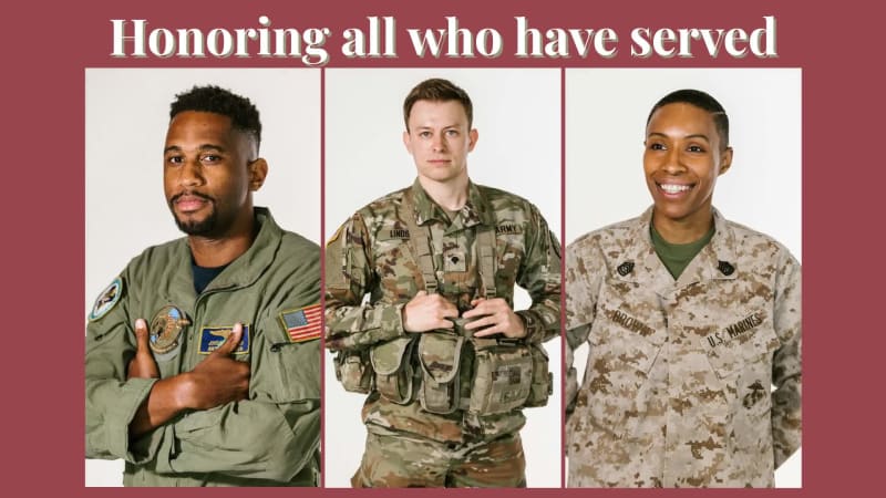 HONORING ALL WHO SERVED at 6 seconds