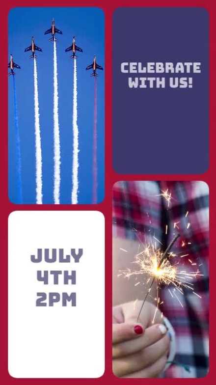 JULY 4TH CELEBRATION at 7 seconds