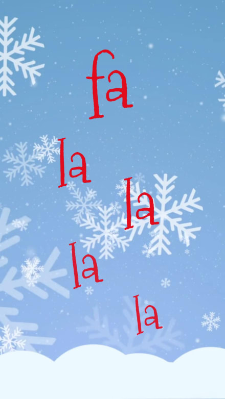 FA-LA-LA-LA-LA at 7 seconds