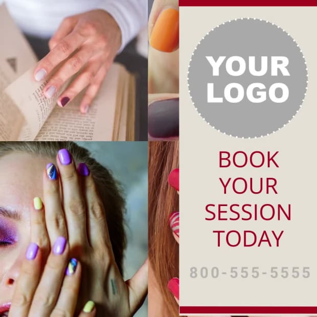 BEAUTIFUL NAILS at 7 seconds