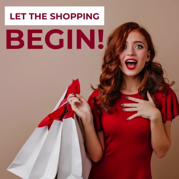 LET THE SHOPPING BEGIN at 7 seconds