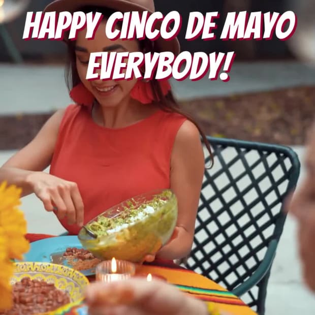 HAPPY CINCO DE MAYO! at 7 seconds