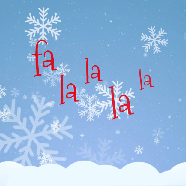 FA-LA-LA-LA-LA at 7 seconds