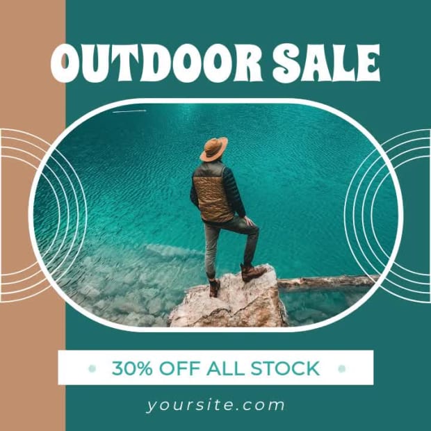 OUTDOOR SALE WIDE at 7 seconds