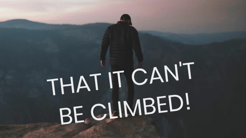 NO MOUNTAIN at 7 seconds