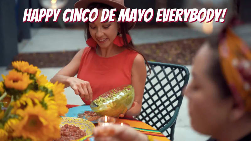 HAPPY CINCO DE MAYO! at 7 seconds