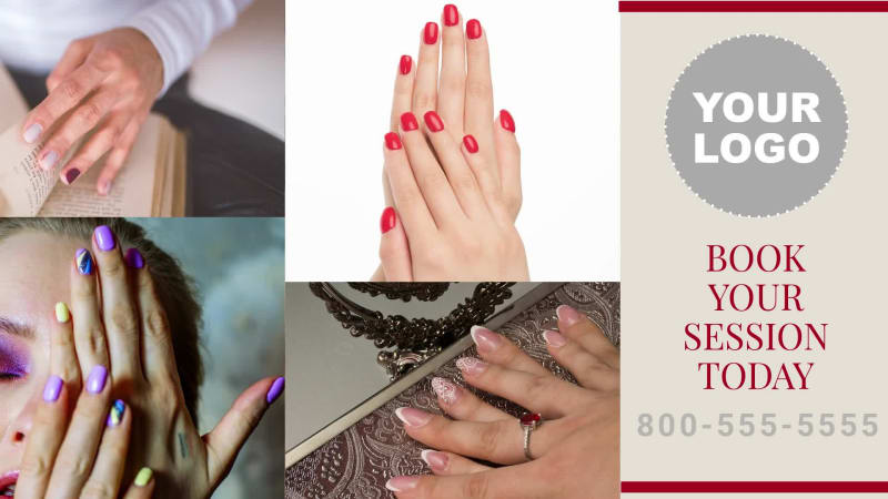 BEAUTIFUL NAILS at 7 seconds