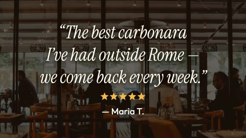 CUSTOMER REVIEW at 7 seconds