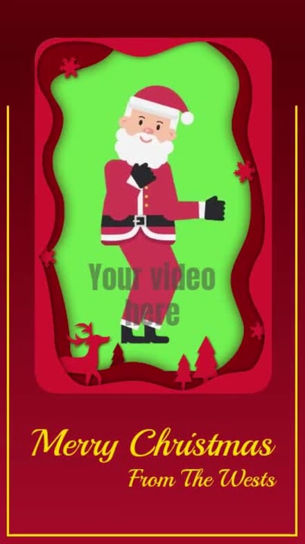 VIDEO XMAS CARD at 8 seconds