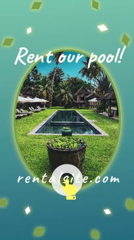 POOL RENTAL at 8 seconds