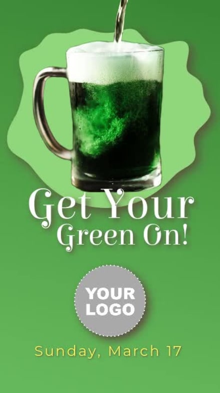 GET YOUR GREEN ON at 8 seconds