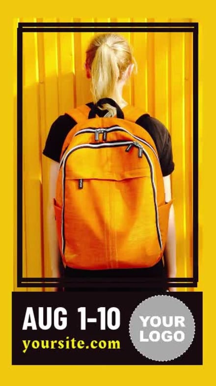 ORANGE BACKPACK at 8 seconds
