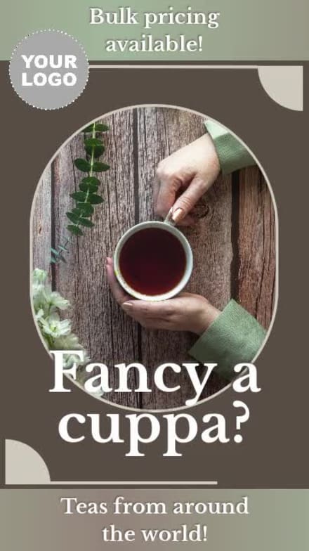 FANCY A CUPPA? at 8 seconds