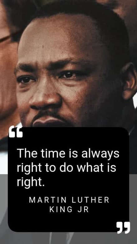 MLK DAY at 8 seconds