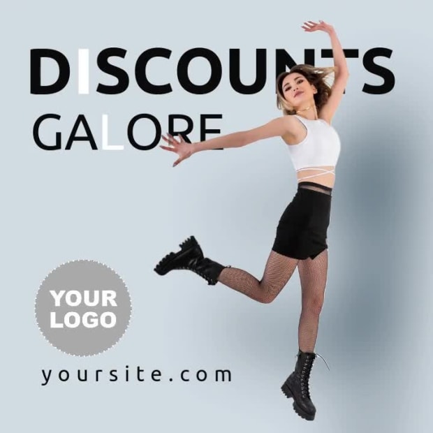 DISCOUNTS GALORE at 8 seconds