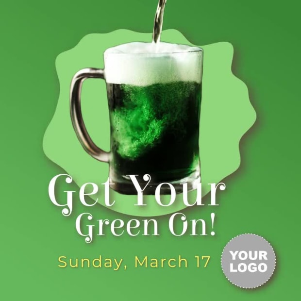 GET YOUR GREEN ON at 8 seconds