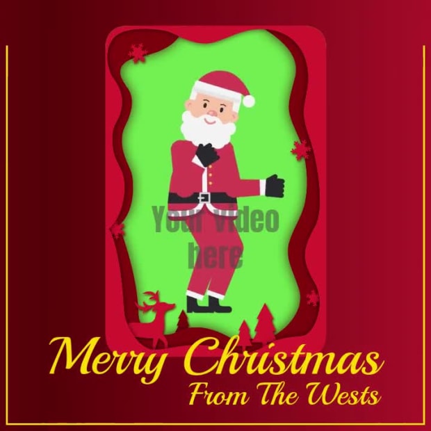 VIDEO XMAS CARD at 8 seconds
