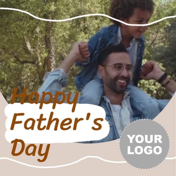 HAPPY FATHER'S DAY at 8 seconds