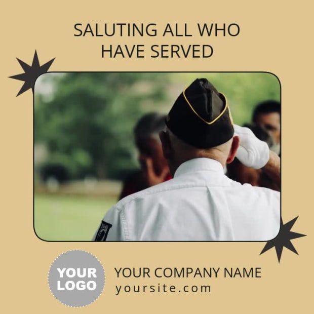 SALUTING at 8 seconds