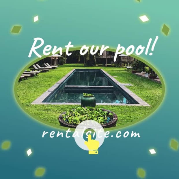POOL RENTAL at 8 seconds