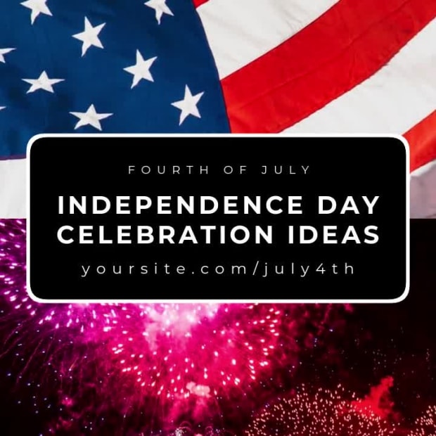 FLAGS AND FIREWORKS at 8 seconds