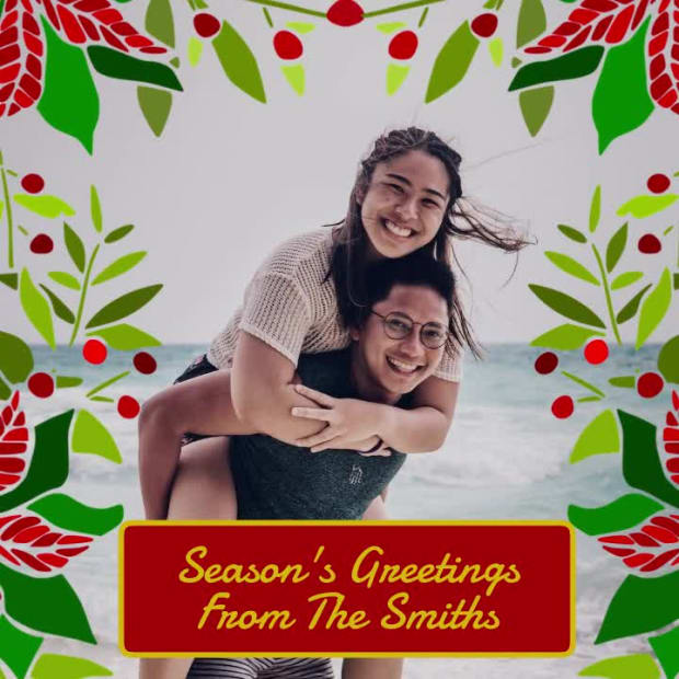 SEASON'S GREETINGS CARD at 8 seconds
