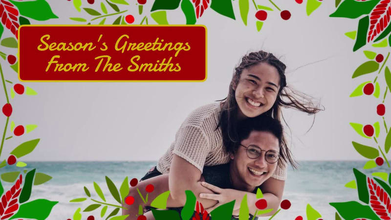 SEASON'S GREETINGS CARD at 8 seconds