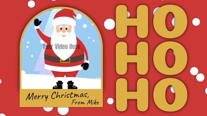 HO HO HO at 8 seconds