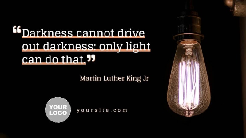 INSPIRING QUOTE at 8 seconds