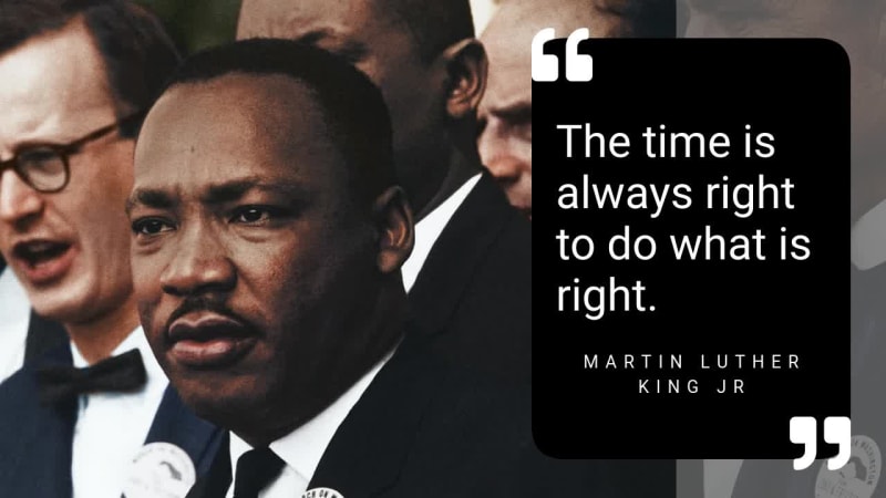 MLK DAY at 8 seconds