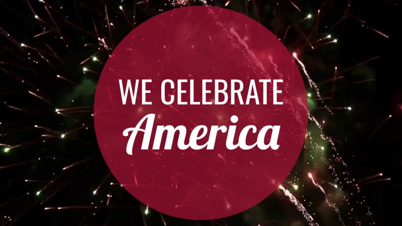 CELEBRATE AMERICA at 8 seconds