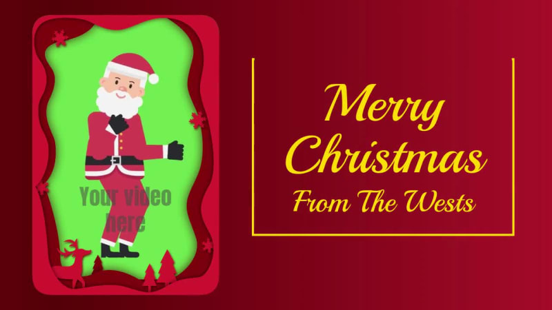VIDEO XMAS CARD at 8 seconds