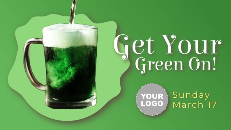GET YOUR GREEN ON at 8 seconds