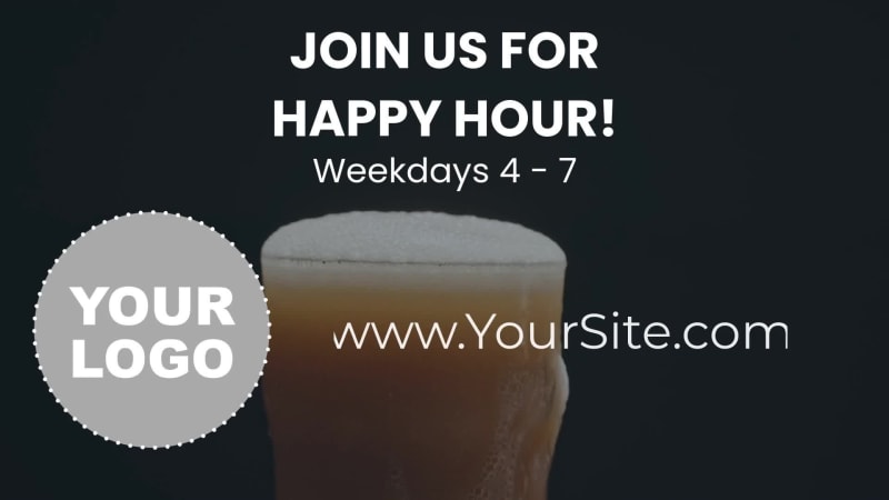 HAPPY HOUR at 8 seconds