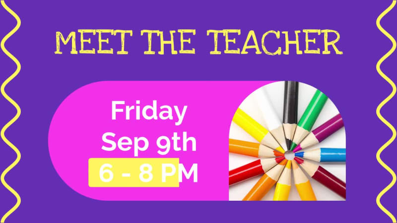 MEET THE TEACHER at 8 seconds