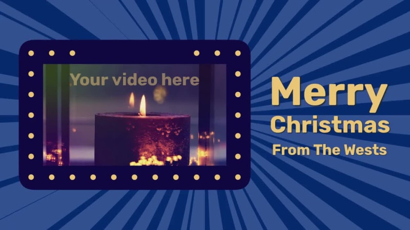 MERRY CHRISTMAS at 8 seconds