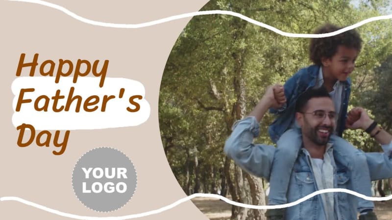 HAPPY FATHER'S DAY at 8 seconds