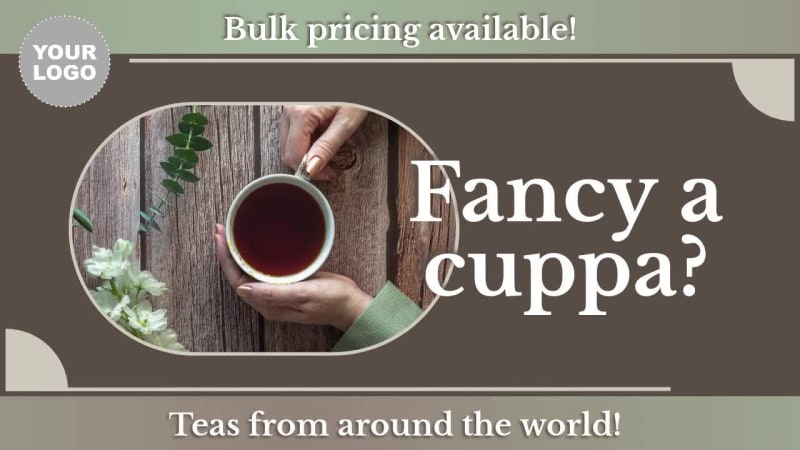 FANCY A CUPPA? at 8 seconds