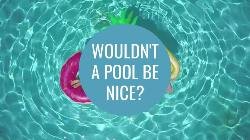POOLS ARE NICE! at 8 seconds