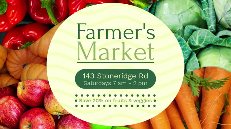 FARMER'S MARKET at 8 seconds