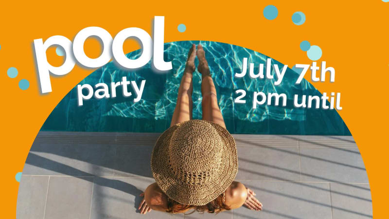 POOL PARTY at 8 seconds