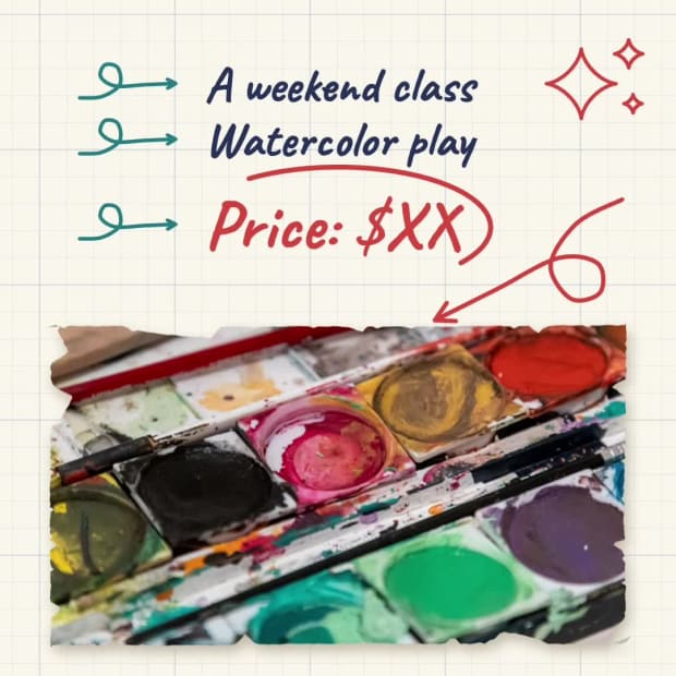 WATERCOLOR CLASS at 9 seconds